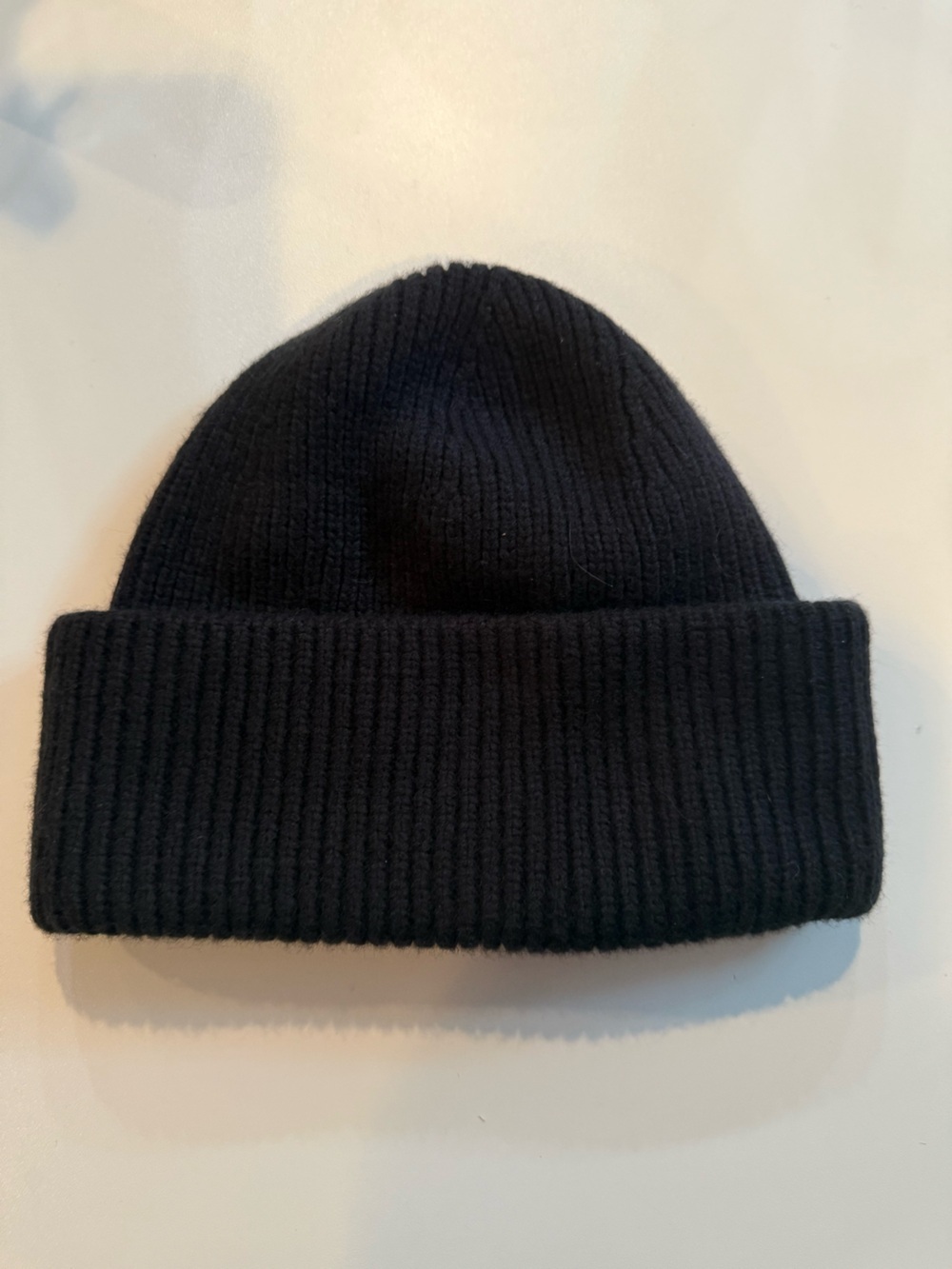 Madewell Classic Wool-Blend Knit Beanie in Black NWT - Picture 2 of 6